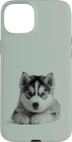 Vista 9 de Chic Husky Puppy - Funda para iPhone 16
