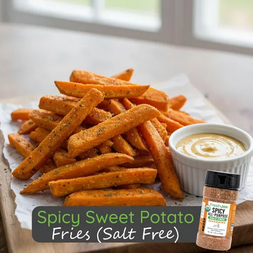 Vista 6 de FreshJax - Mezclas gourmet de especias orgánicas Zero-sodium smoky dry rub for chicken, burgers, and vegetables to easily add a bold, fiery flavor