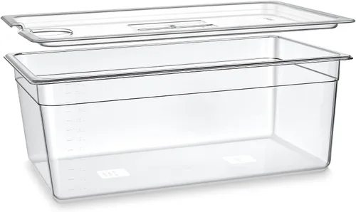 Vista 10 de HOMENOTE - Recipiente grande para Sous Vide con tapa, kit completo de accesorios de 26 cuartos de galón