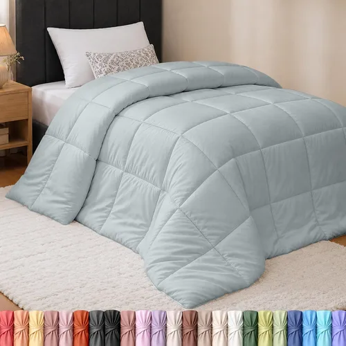Vista 44 de Utopia Bedding - Juego de edredones de plumón con inserción de edredón acolchado con esquinas y pestañas, edredones alternativos cosidos en caja
