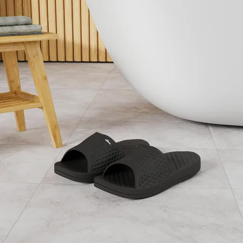 Vista 2 de FUNKYMONKEY - Sandalias antideslizantes para hombres, para baño, playa, interiores