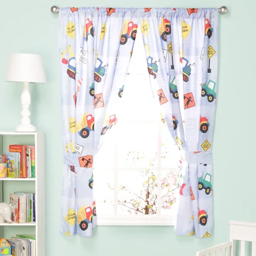 Vista 11 de Cortinas de sirena para dormitorio de niñas con caballitos de mar y estrella de mar; 4 cortinas temáticas de sirena para niños con 2 paneles de 82 x