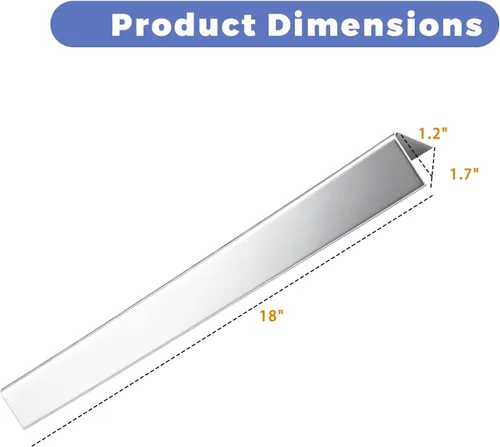 Vista 3 de Shengyongh SS67671 (paquete de 13) para piezas Weber Summit para parrilla, para barras aromatizantes Weber Summit E-620 S-620 E-640 S-640 E-650