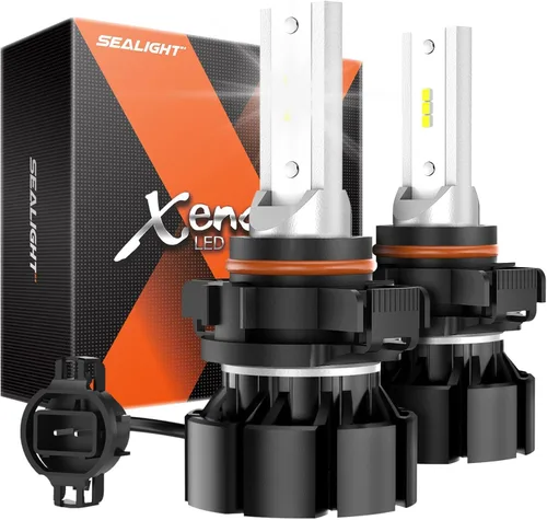 Vista 13 de SEALIGHT Bombillas LED antiniebla 9145 H10 Bule, 13,000 LM 6500K blanco frío H10, tamaño 1:1 9040 9140 9145 bombillas LED antiniebla