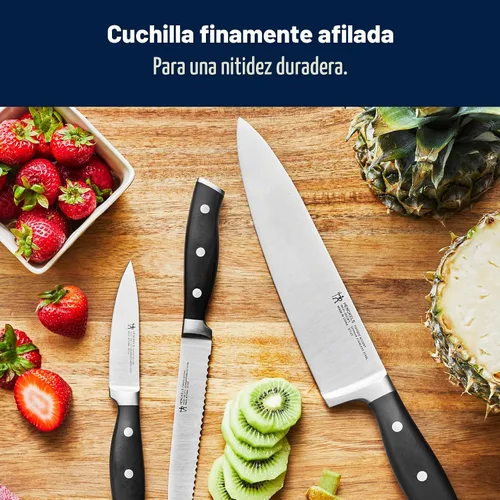 Vista 8 de Henckels - Cuchillo de chef forjado Accent de 8 pulgadas, color negro
