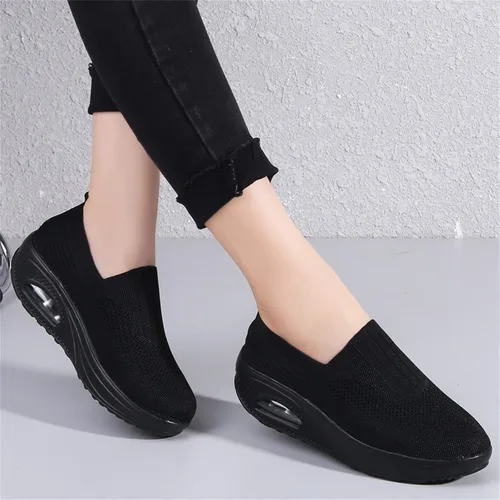Vista 5 de Veroders Zapatos ortopédicos para mujer con plataforma y plataforma para caminar