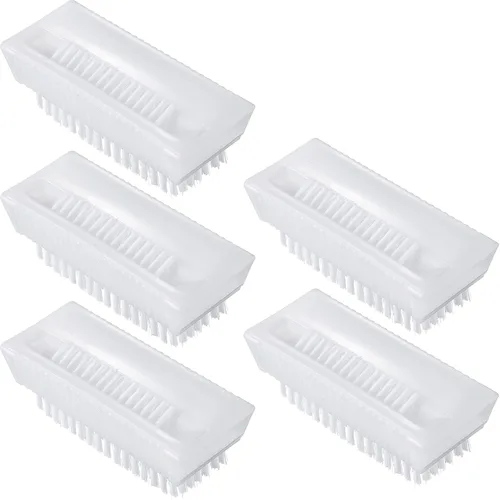 Vista 9 de 5 cepillos de uñas para limpiar las uñas, cepillos de mano para limpiar las uñas para hombres, cepillo no desechable, plástico resistente para manos