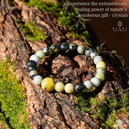 Vista 54 de Pulseras de cristal curativo para mujeres y hombres, espiritual, energía positiva y equilibrio, pulseras de cuentas de cristal natural hechas a mano