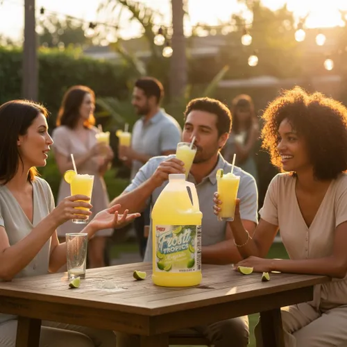 Vista 4 de Snappy Frosti Tropics Margarita Slushie Mix, jarabes de granizado para máquina, jarabe granizado granita, mezcladores de bebidas para cócteles