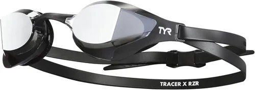 Vista 10 de TYR Tracer-X RZR Racing - Gafas de natación competitivas de perfil ultra bajo, antiniebla, visión periférica amplia Ultra-Low Profile Frame