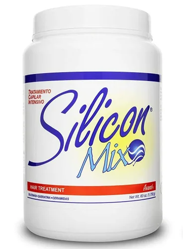 Vista 2 de Silicon Mix Champú Hidratante 16 Oz y Tratamiento Profundo Cabello 60 Oz Combo por Silicon Mix