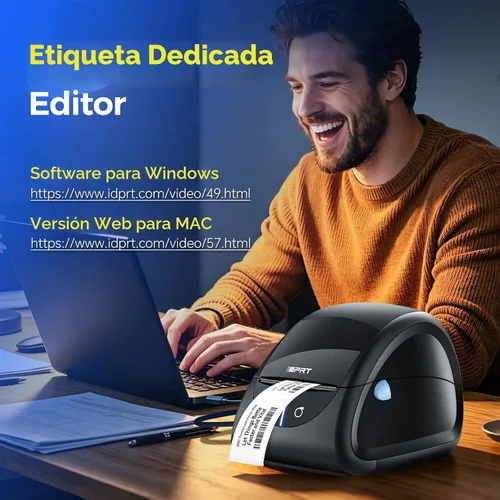 Vista 4 de iDPRT SP310 Label Maker, Thermal Label Printer for Width 1"-3.35