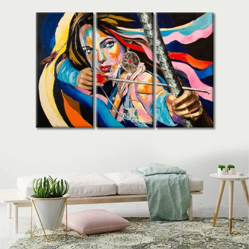 Vista 48 de TUMOVO Lienzo decorativo para pared, pósteres de escena de fantasía del universo Antara, planeta alienígena, ilustraciones de pared para paredes