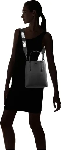 Vista 6 de DKNY INES - Bolsa de mano, color caramelo BLKLT, BlkLt Toffee