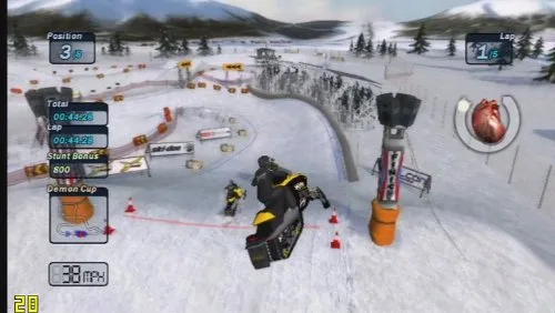 Vista 2 de Ski-Doo Snowmobile Challenge - Nintendo Wii