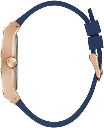 Vista 3 de GUESS Reloj multifunción con esfera expuesta en tono dorado