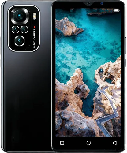 Vista 3 de Teléfono celular desbloqueado Android, 1+8G Teléfono celular 4.42 pulgadas Teléfonos Dual Sim, 1500mAh Teléfono inteligente Teléfono móvil Negro