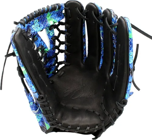 Vista 3 de Guantes de béisbol, 100 % americano Premium KIP, guante hawaiano de sóftbol para hombres, adultos, mujeres, jóvenes, niñas, niños, jardineros, 9.5