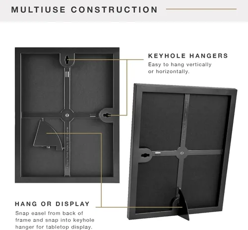 Vista 38 de MCS Marco de formato Room Essentials - 8.5x11' (negro)
