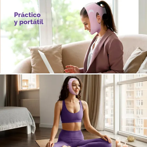 Vista 6 de FairyFace Correa para la barbilla para dormir, Correa de elevación en V, Máscara en V, Correa facial reutilizable, Parche para levantar la barbilla