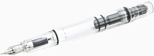 Vista 2 de TWSBI Pluma estilográfica ECO T Clear Stub1.1 plumín