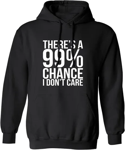 Vista 15 de zerogravitee Sudadera con capucha para adultos con 99% de posibilidades de que no me importe