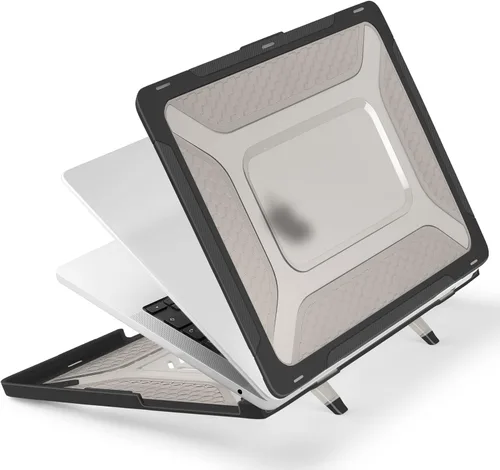 Vista 3 de Funda MEEgoodo para MacBook Air de 15 pulgadas 2025 2024 2023, Funda Compatible con Modelo (A3241/A3114/A2941) con Chip M4/M3/M2, Carcasa Rígida