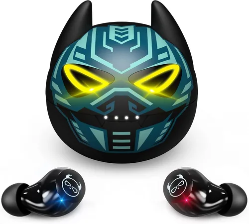 Vista 11 de Auriculares inalámbricos para niños con orejas pequeñas, auriculares con control táctil, auriculares in-ear inalámbricos, auriculares Bluetooth 5.3