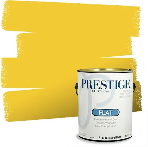 Vista 171 de PRESTIGE Pinturas de pintura exterior e imprimación en uno, 1 galón, plano, combinación comparable de Benjamin Moore* Pila de heno
