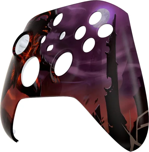 Vista 5 de eXtremeRate Dragon King - Carcasa para controlador Xbox Series X y S modelo 1914, placa frontal de repuesto personalizada para controlador Xbox Core