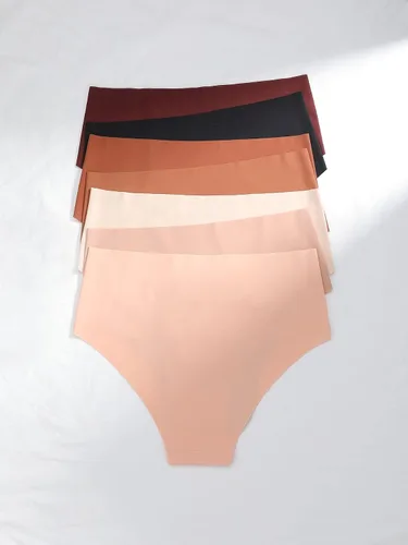 Vista 2 de Verdusa Conjunto de bragas invisibles para mujer, paquete de 7
