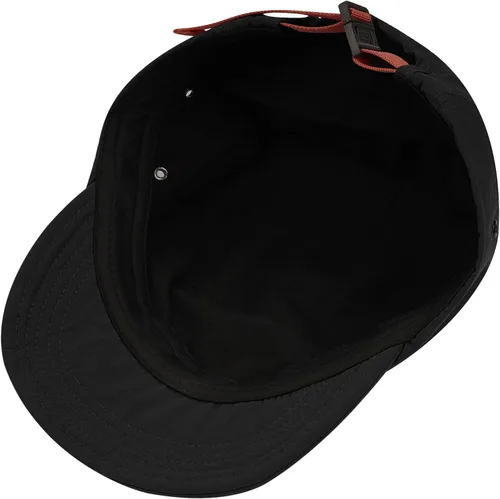 Vista 5 de CLAPE Gorra de béisbol de 5 paneles de camionero corto retro, gorra de béisbol informal con ala plana, gorra de árbitro para papá, gorra de sol