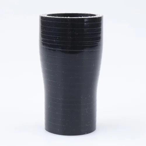 Vista 15 de AC PERFORMANCE ID de 1" a 1/2" (25mm a 13mm) Manguera de silicona recta reductora de 3 capas reforzada negra, 3" de longitud Negro