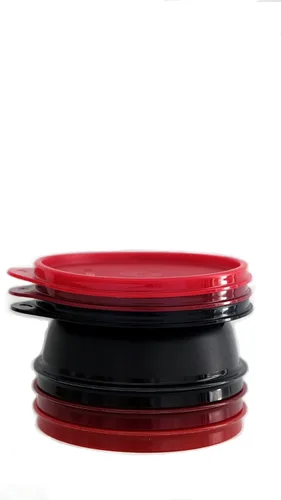 Vista 8 de Tupperware Recipiente hermético a prueba de fugas (juego de 3, 10.1 fl oz) Cereza, Rubí, Negro, 11155467