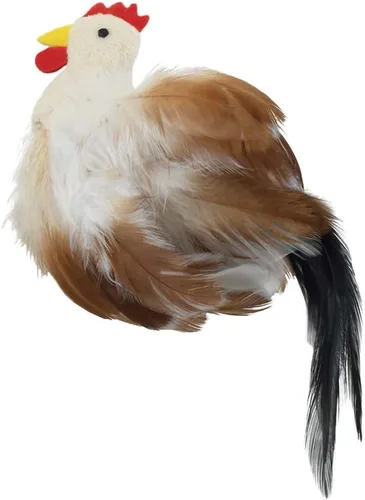 Vista 4 de Ethical Pet - Paquete de 3 juguetes para gatos con plumas y pájaros surtidos