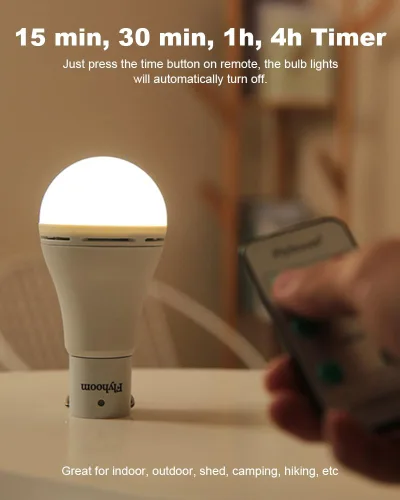 Vista 10 de Bombillas solares portátiles para interiores y gallineros, luz de gallinero con temporizador, luces solares LED para cortes de energía de emergencia
