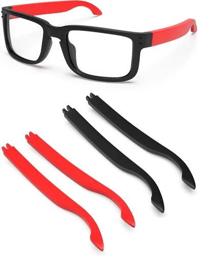 Vista 19 de Eye Opening Stuff Brazos de repuesto compatibles con gafas de sol Oakley Holbrook OO9102/Holbrook XL/Holbrook Asian Fit Negro claro