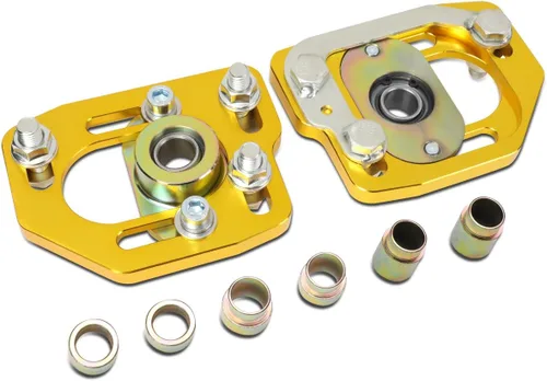 Vista 7 de DNA MOTORING CBK-PLT-FM90-BL Placas de Camber/Caster Frontales Azul [para Ford Mustang 90-93]