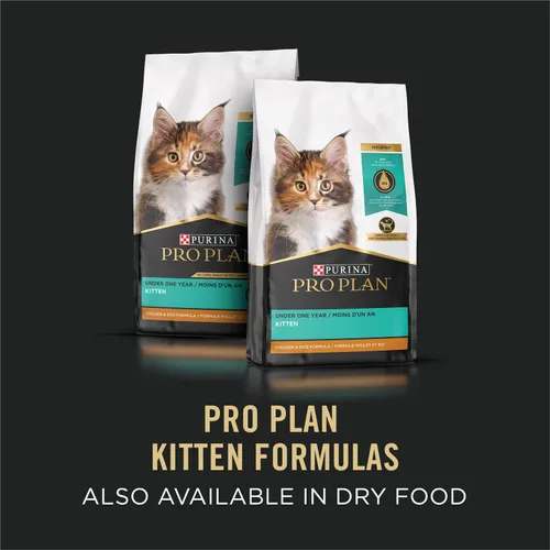 Vista 9 de Purina Pro Plan Paté, alimento húmedo para gatitos con alto contenido de proteínas, DEVELOPMENT entrée de pollo e hígado - (paquete de 24) latas