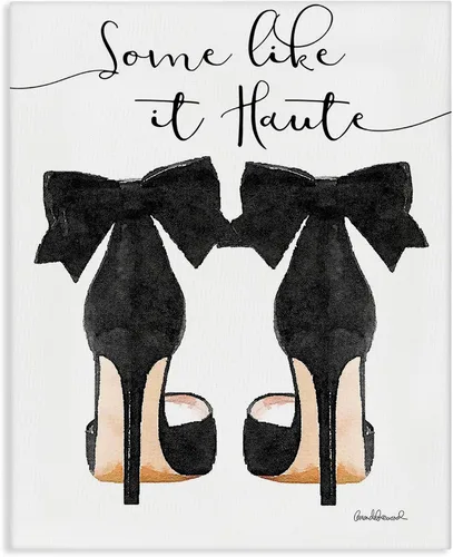 Vista 15 de The Stupell Home Décor Collection Some Like It Haute - Placa decorativa de tacón negro, 10 x 15 pulgadas