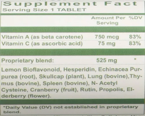 Vista 2 de Nutri-West - Fórmula sino-pulmonar 60 tabletas