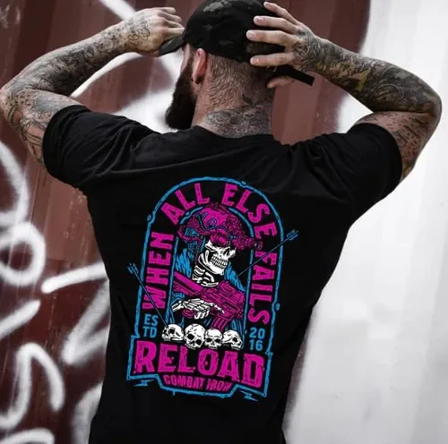 Vista 5 de When All Else Fails, Reload - Camiseta de manga corta para hombre