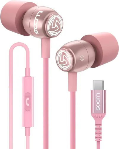 Vista 19 de Auriculares con cable Ludos Clamor, auriculares intraaurales, 5 años de garantía, auriculares con micrófono, auriculares con aislamiento de ruido