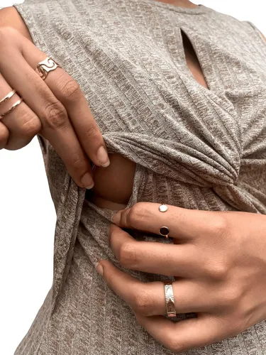 Vista 5 de Verdusa Vestido de maternidad sin mangas para mujer