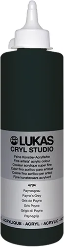 Vista 17 de Lukas CRYL Studio Artist - Pintura acrílica para artistas, Alizarín Carmesí, tubo de 125 ml - Pinturas acrílicas de alto pigmento para pintura