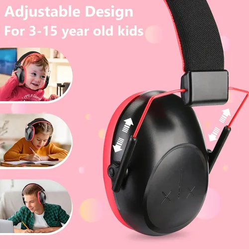 Vista 3 de ProCase Auriculares con Cancelación de Ruido para Niños, Protección Auditiva para Niños Monster Jam Truck, Protección Auditiva contra Fuegos