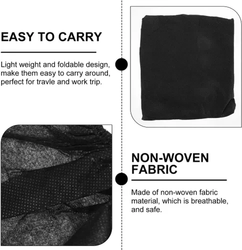 Vista 8 de PRETYZOOM Ropa interior desechable de 6 piezas para ropa interior para ropa interior de emergencia, ropa interior, boxeadores, color negro