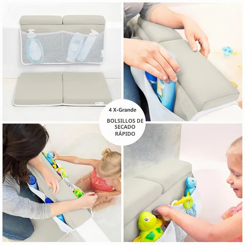 Vista 3 de Almohadilla para arrodillarse en el baño con conjunto de cojín para codos, almohadilla para arrodillarse de 1.75 pulgadas de grosor y soporte