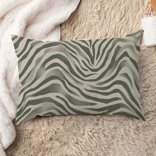 Vista 33 de ArogGeld Funda de cojín lumbar con estampado de guepardo rosa intenso, almohada con estampado de leopardo fucsia para decoración de granja, funda