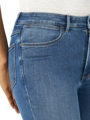 Vista 3 de Wrangler Jeans ajustados de talle alto para mujer